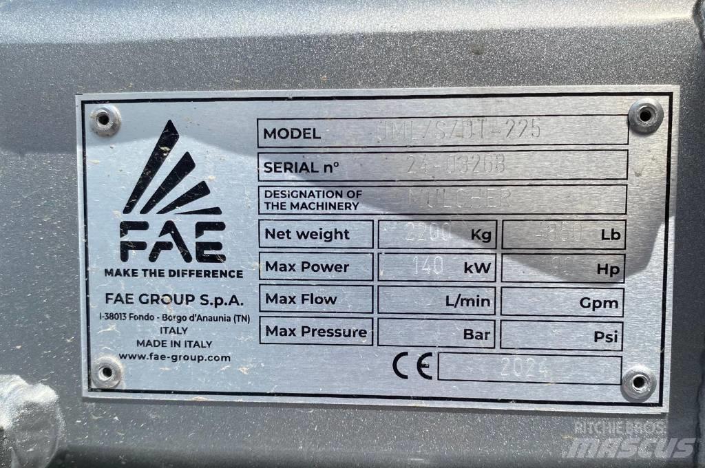 FAE UML/S/DT 225 Muut metsäkoneet