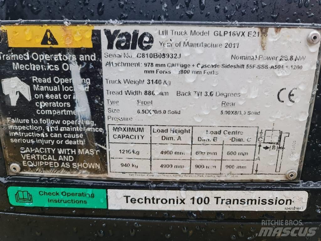 Yale GLP16VX Nestekaasutrukit