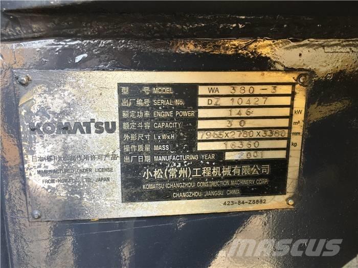 Komatsu WA 380-3 Pyöräkuormaajat