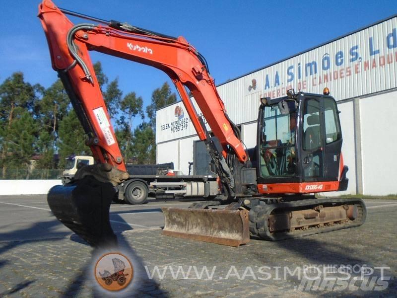 Kubota KX 080-4 Midikaivukoneet 7t - 12t