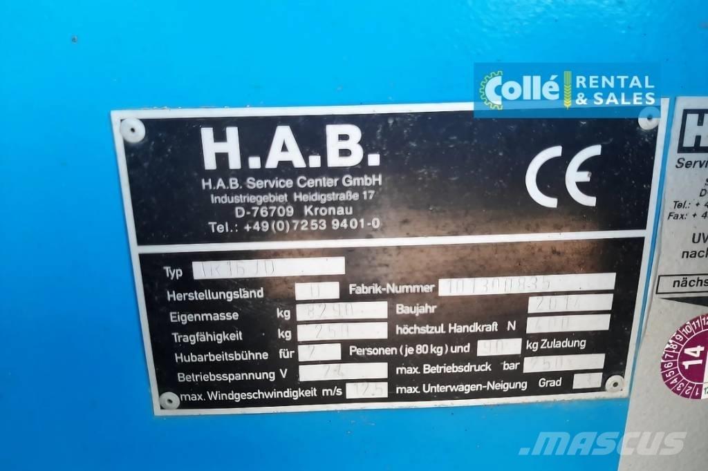 HAB TR16JD | 2014 Teleskooppipuominostimet