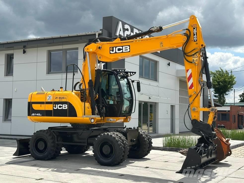 JCB JS 145 W Pyöräkaivukoneet
