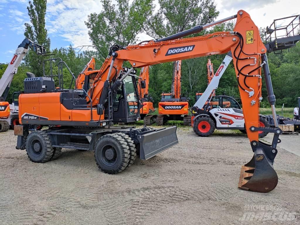 Doosan DX140W-7 Pyöräkaivukoneet