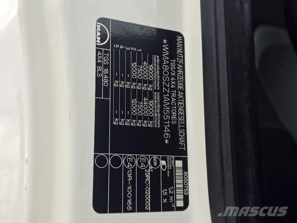 MAN 18.480 Vetopöytäautot