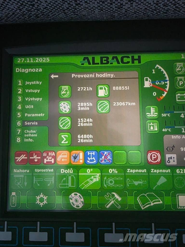 Albach Diamant 2000 Haketuskoneet