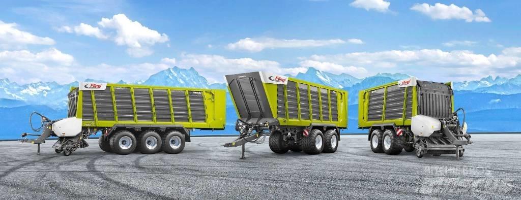 Fliegl Cargos Keräävät noukinvaunut ja silppurivaunut