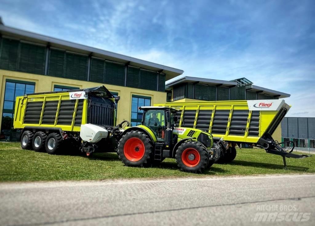 Fliegl Cargos Keräävät noukinvaunut ja silppurivaunut