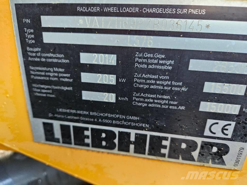 Liebherr L 576 Pyöräkuormaajat
