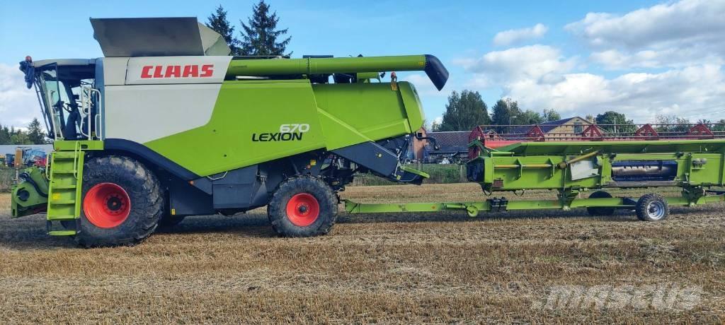 CLAAS Lexion 670 Leikkuupuimurit