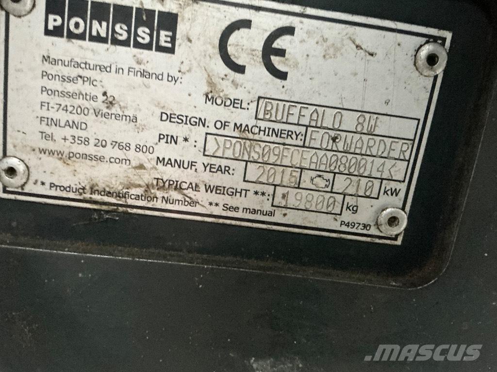Ponsse BUFFALO 8W Kuormatraktorit