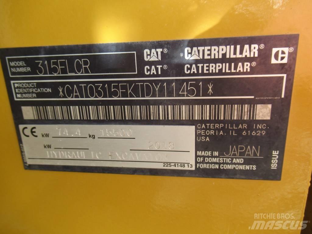 CAT 315F LCR Telakaivukoneet