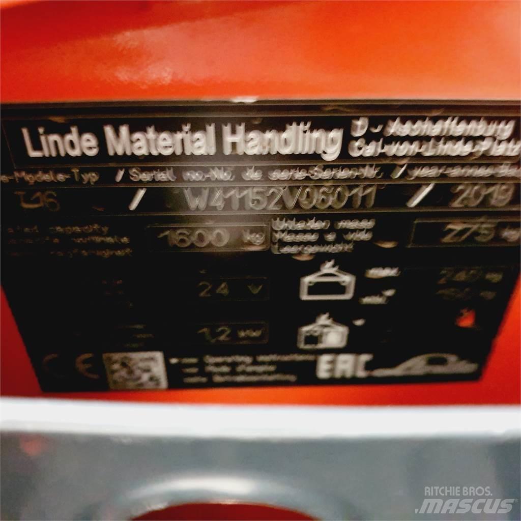Linde T16 Li-Ion Lavansiirtotrukit