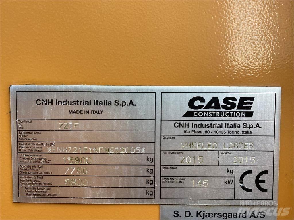 CASE 721F Pyöräkuormaajat
