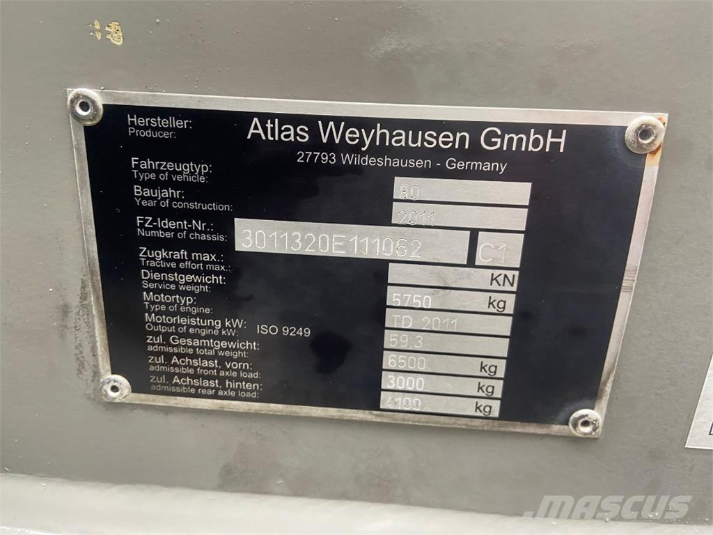 Atlas 80 Pyöräkuormaajat