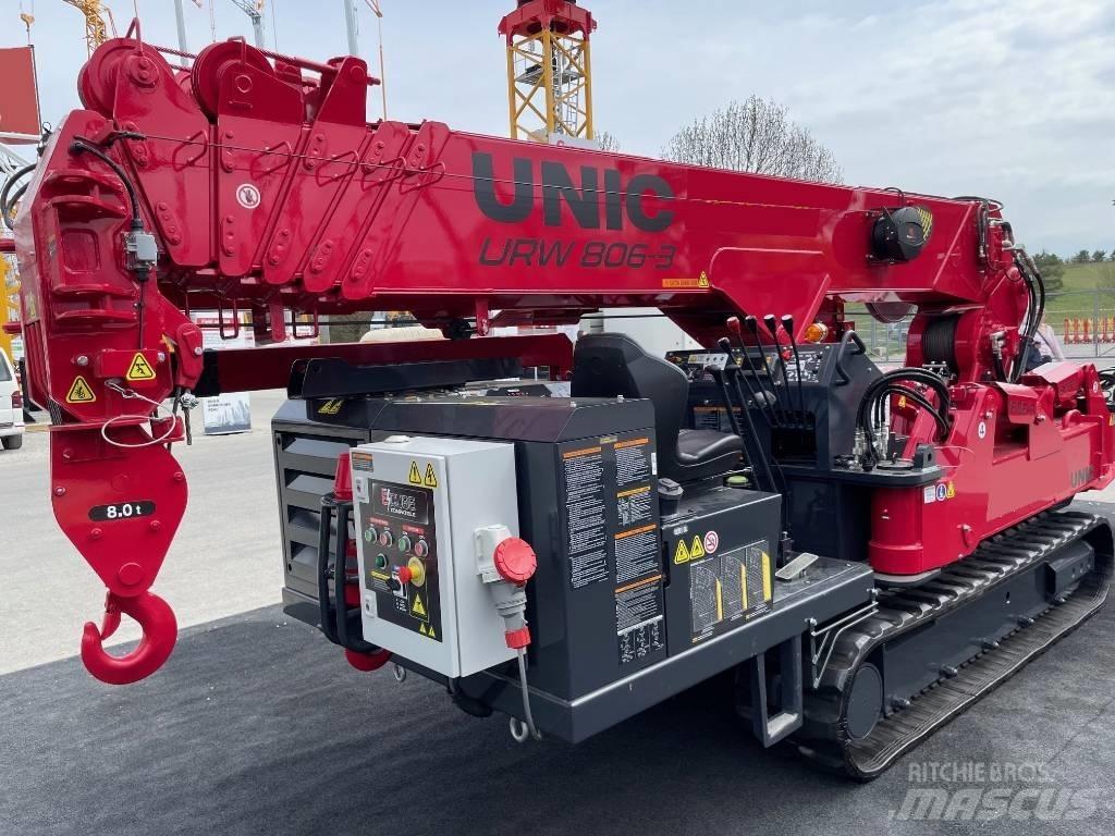 Unic URW-806-3 Tela-alustaiset nosturit
