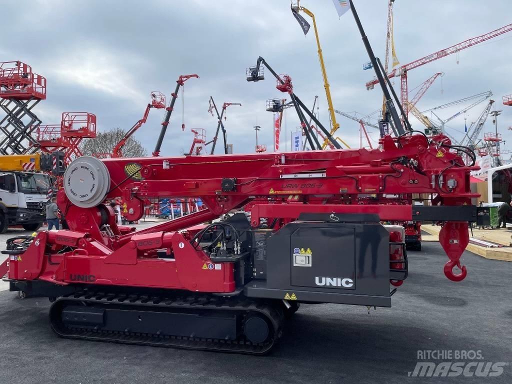 Unic URW-806-3 Tela-alustaiset nosturit