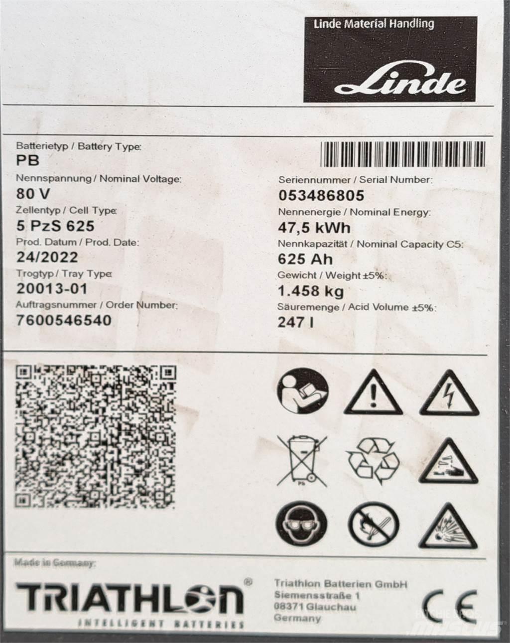 Linde E35L Sähkötrukit