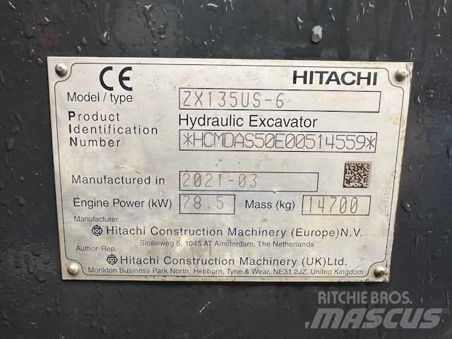 Hitachi ZX 135 US-6 Telakaivukoneet
