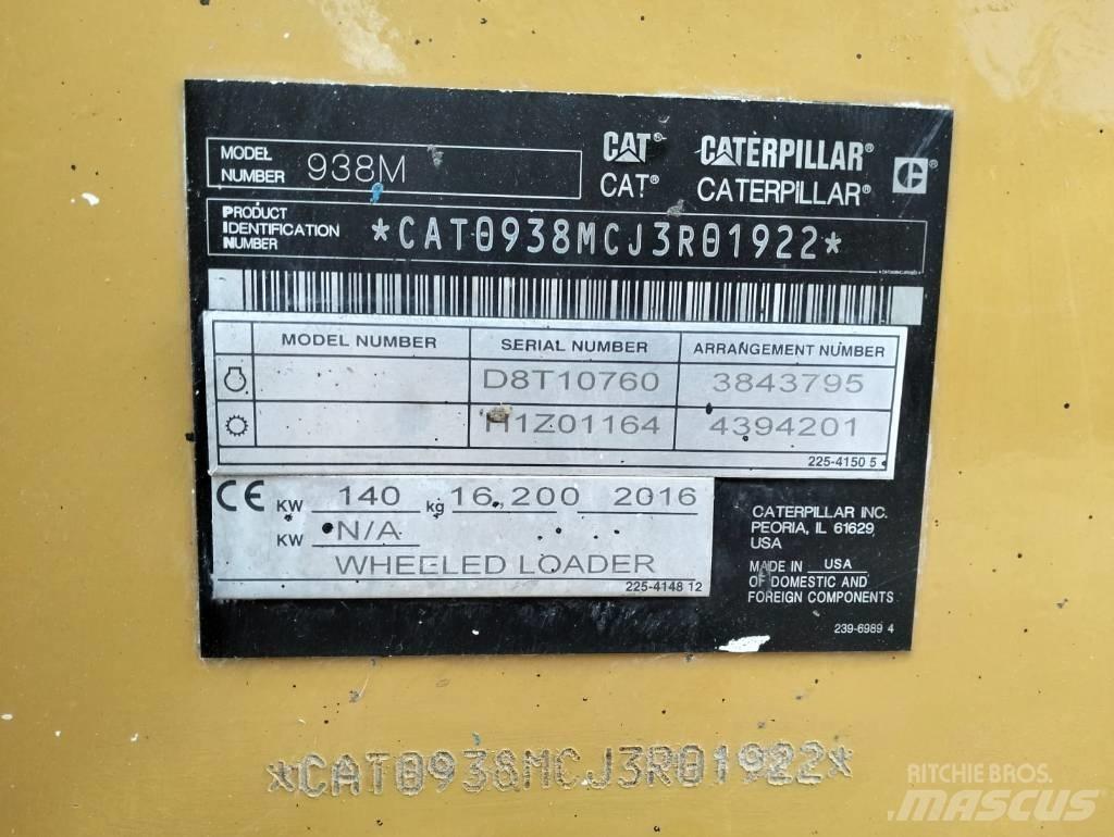 CAT 938 M Pyöräkuormaajat