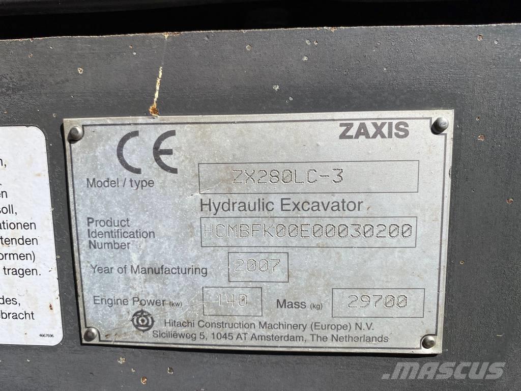 Hitachi ZX 280 LC-3 Telakaivukoneet