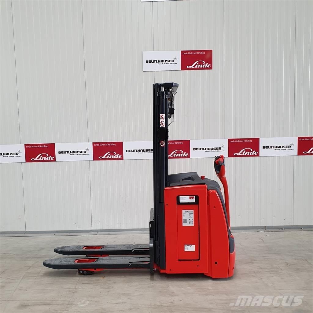 Linde L16i Käyden ajettavat pinoamistrukit