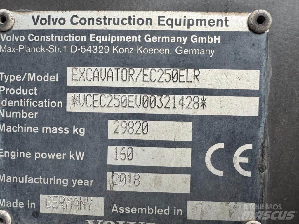 Volvo EC250ELR Telakaivukoneet