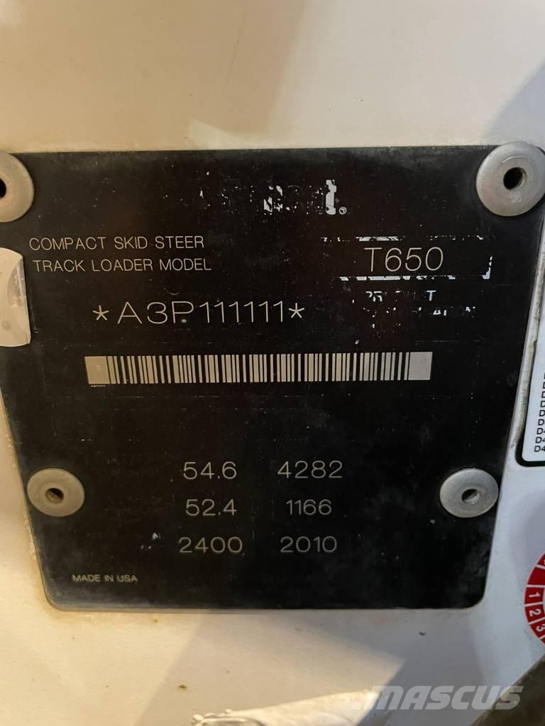 Bobcat T 650 Telakuormaajat
