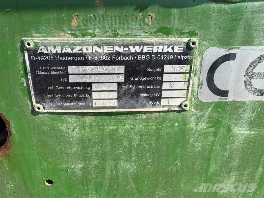 Amazone ZG-B 8200 Lannoitteenlevittimet