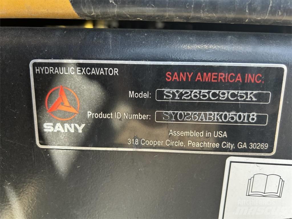 Sany SY265C Telakaivukoneet