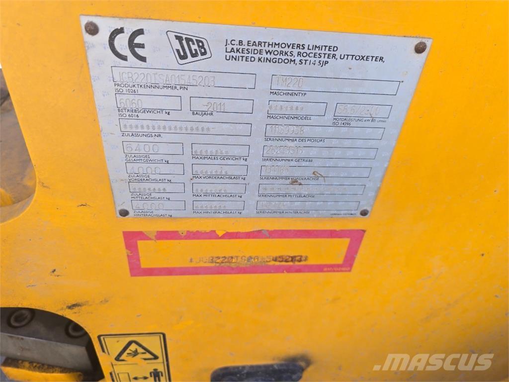 JCB TM 220 Pyöräkuormaajat