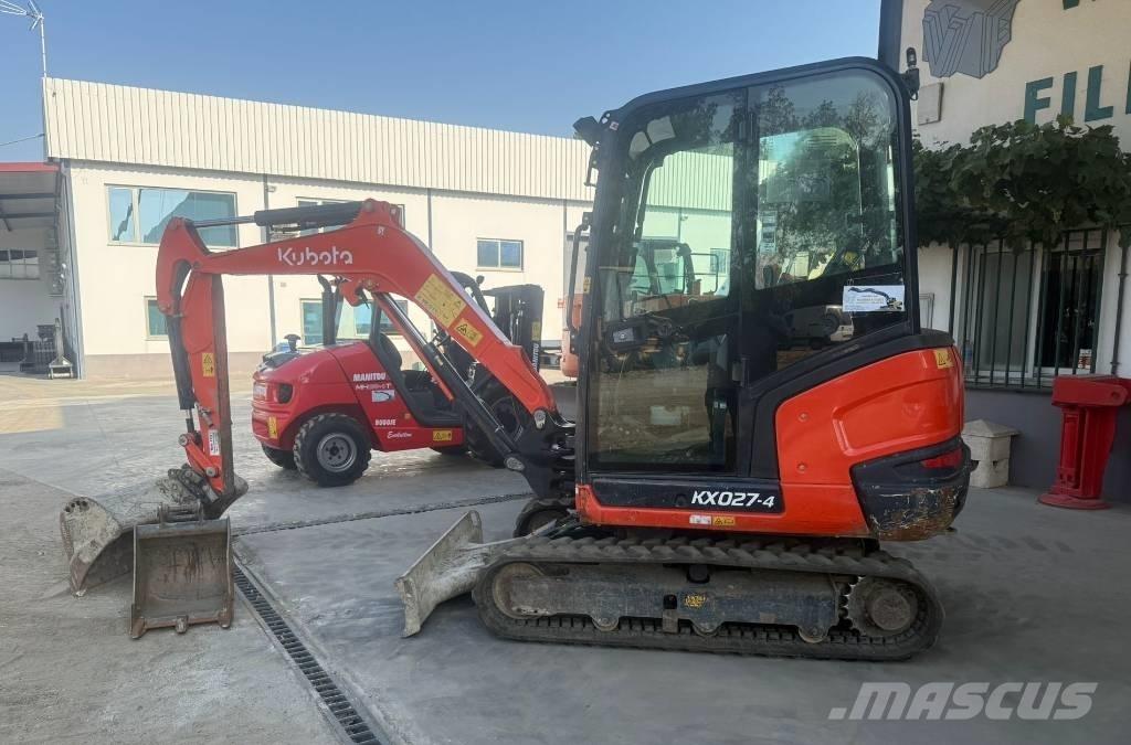 Kubota KX 027-4 Minikaivukoneet < 7t