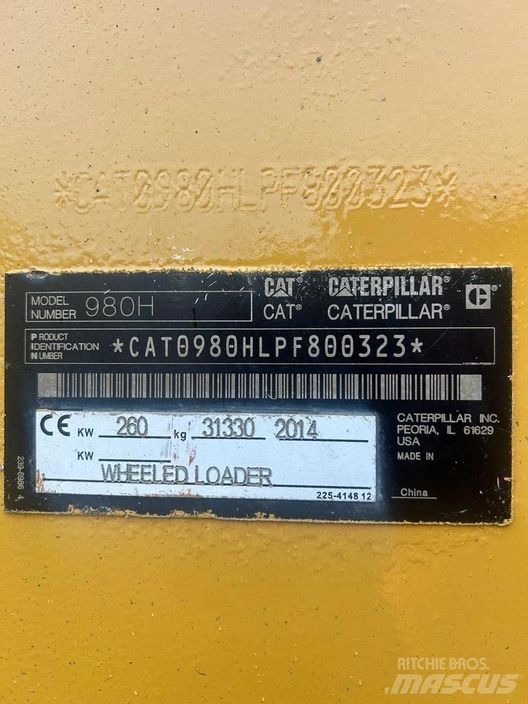 CAT 980H Pyöräkuormaajat