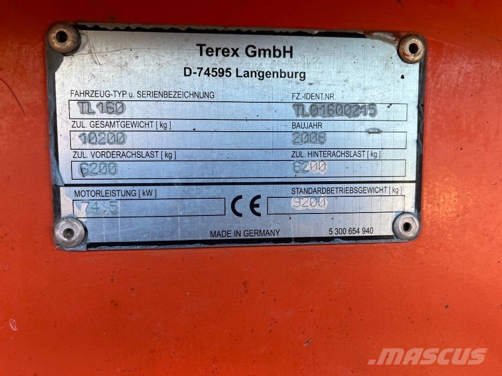 Terex TL 160 Pyöräkuormaajat