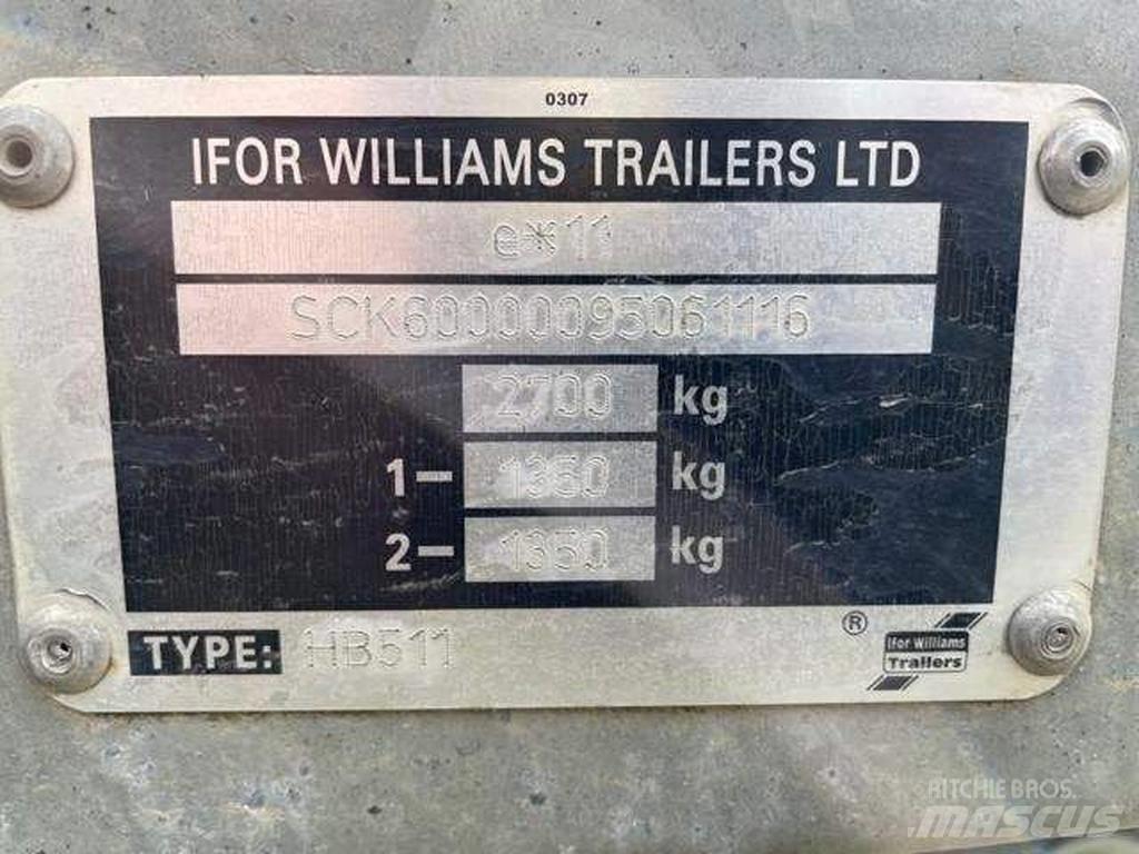 Ifor Williams HB 511 Eläinkuljetusperävaunut