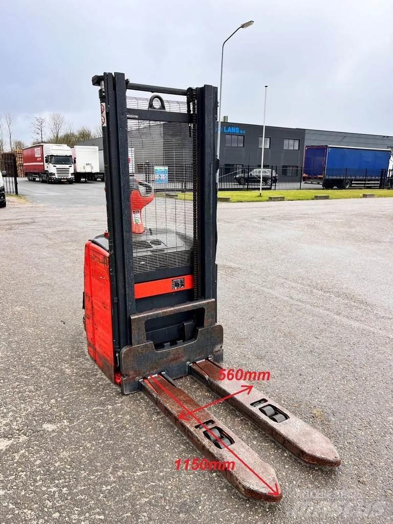 Linde L16AP Käyden ajettavat pinoamistrukit