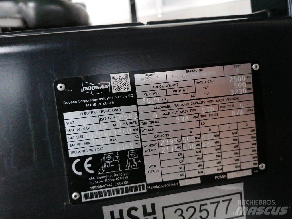 Doosan B25X-7 Sähkötrukit