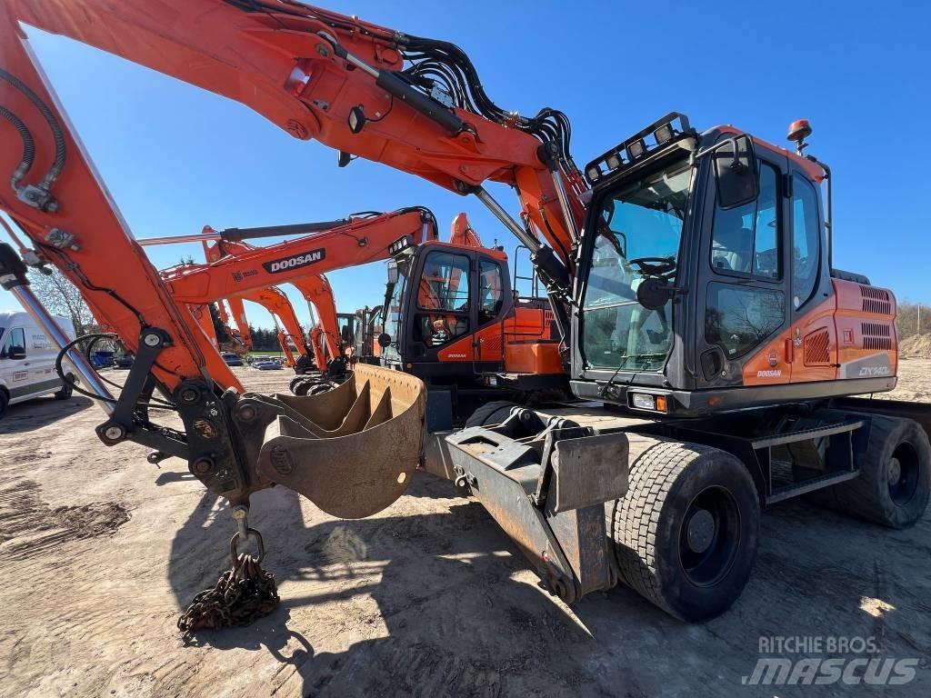 Doosan DX140W-5 Pyöräkaivukoneet