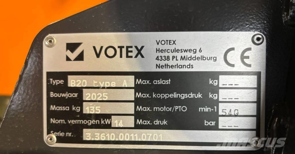 Votex b20 pto Muut ympäristökoneet