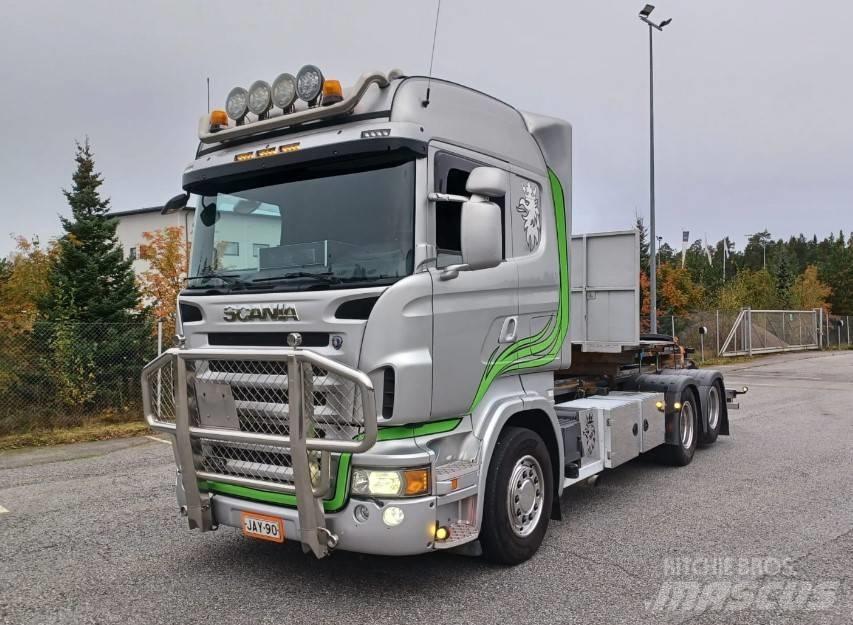 Scania R480 6x2 Kontti-/tasonostoautot