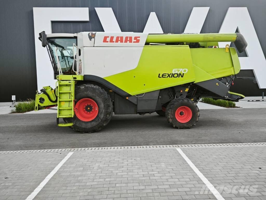 CLAAS Lexion 670 Leikkuupuimurit