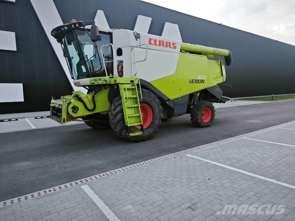 CLAAS Lexion 670 Leikkuupuimurit