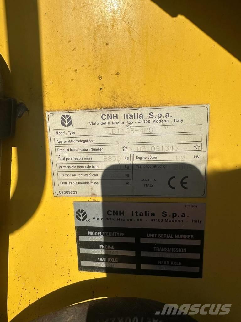 New Holland LB 110 B Hydrauliikka