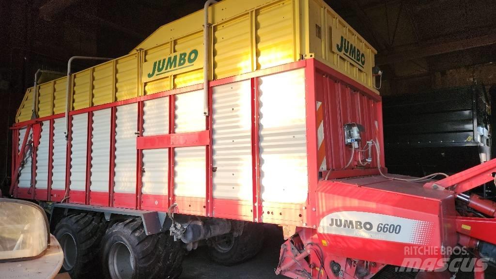 Pöttinger Jumbo 6600 Keräävät noukinvaunut ja silppurivaunut