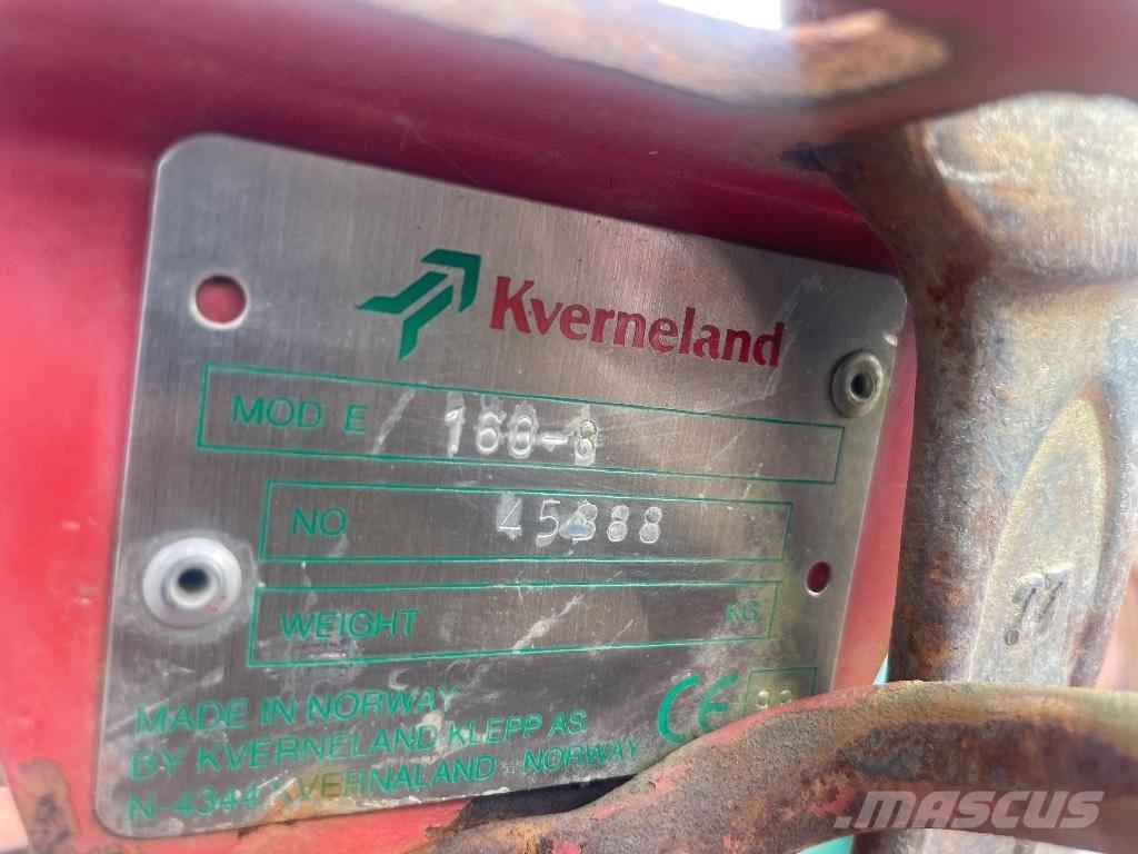 Kverneland E 160-8 Paluuaurat