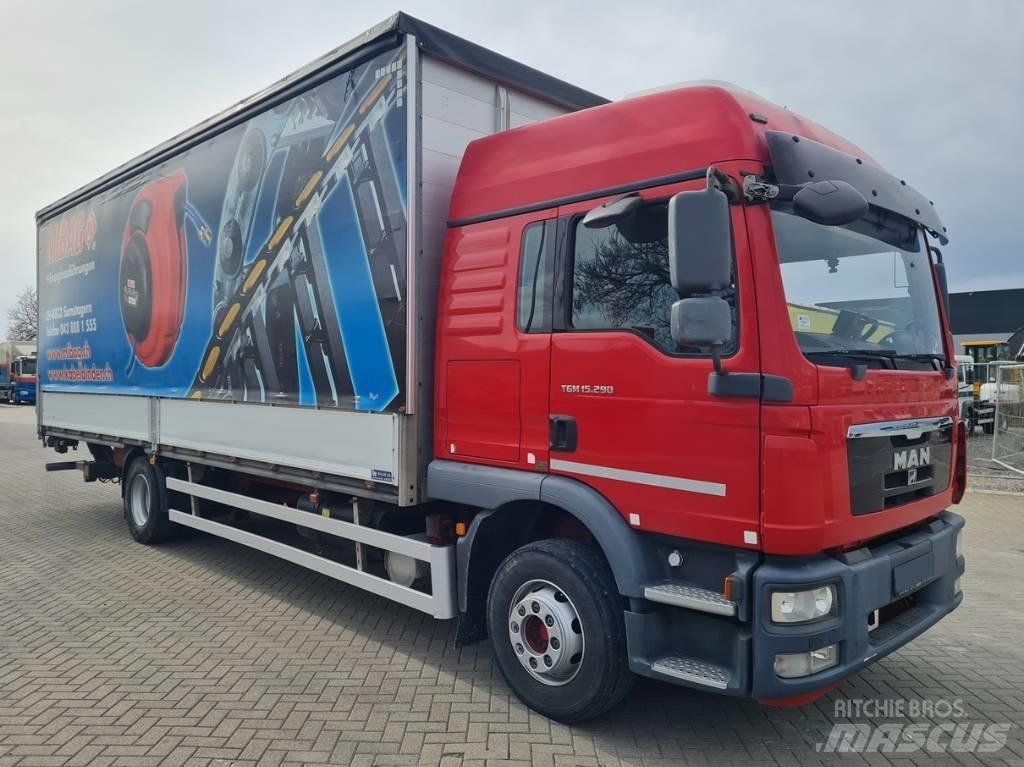 MAN 15.290 / 7.7m / LIFT Pressukapelli kuorma-autot