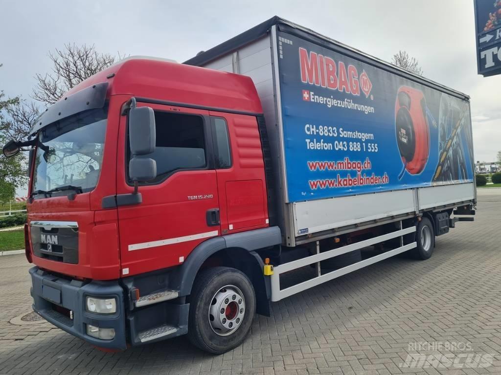 MAN 15.290 / 7.7m / LIFT Pressukapelli kuorma-autot