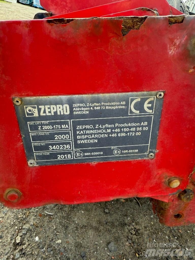 Zepro Bakgavellyft Lavat