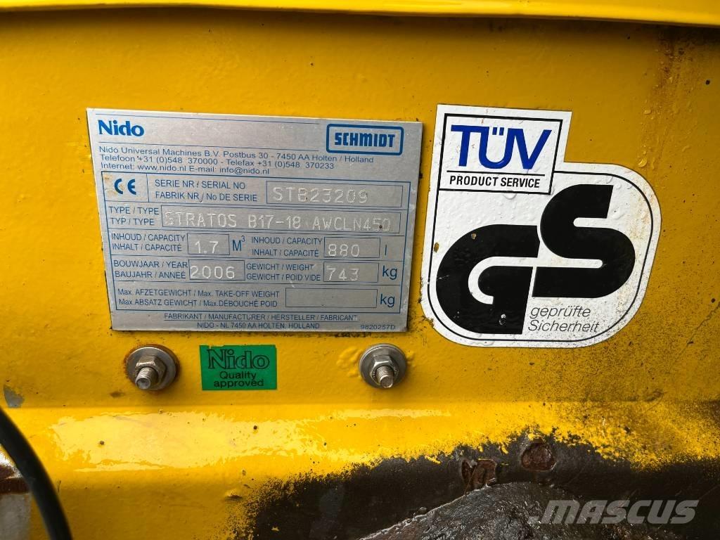 Nido Stratos Hiekan- ja suolanlevittimet