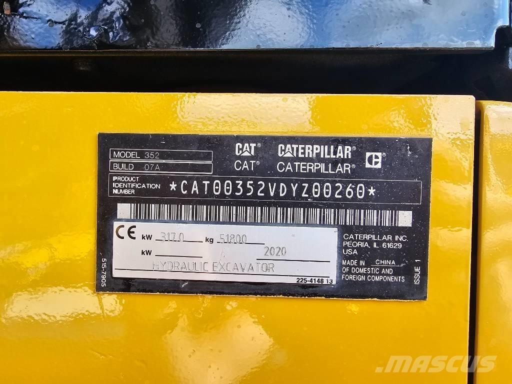 CAT 352 Telakaivukoneet