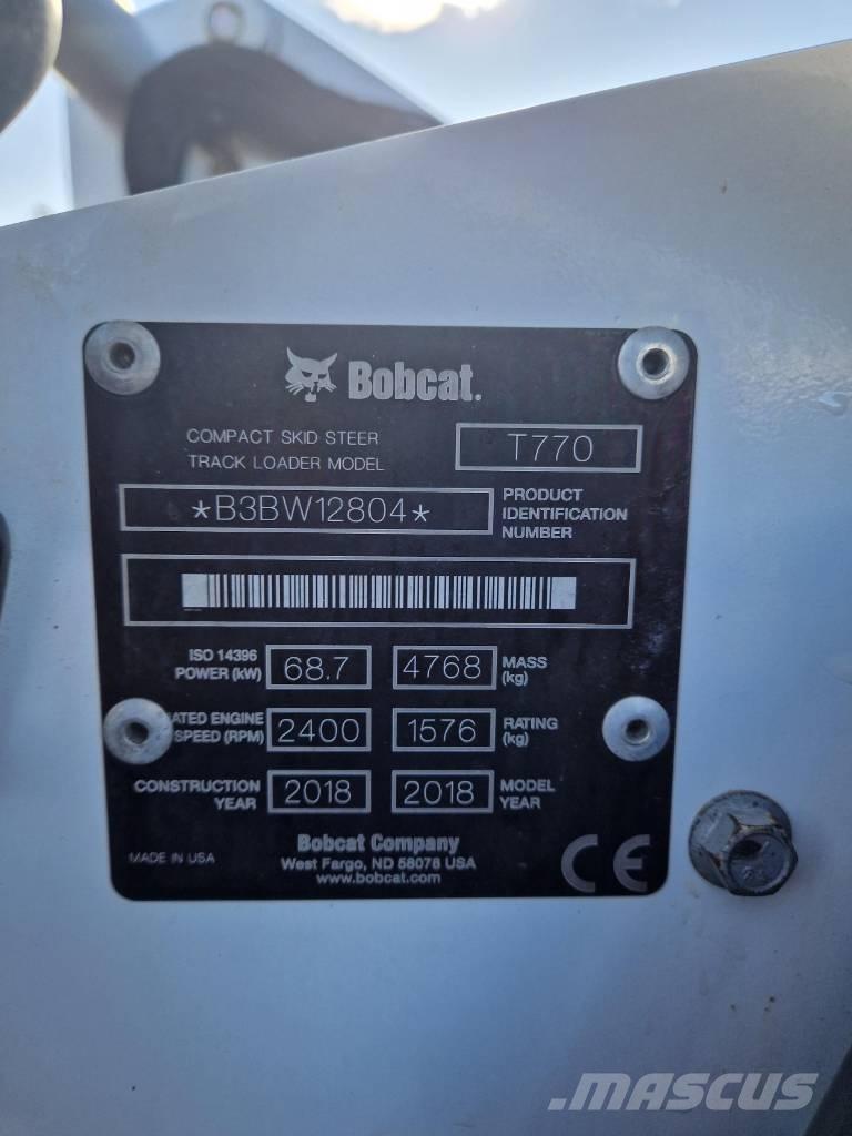 Bobcat T 770 Telakuormaajat